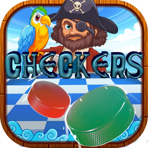 Checkers Boards Puzzle Pro - “The Pirates Games with Friends Edition ” icon