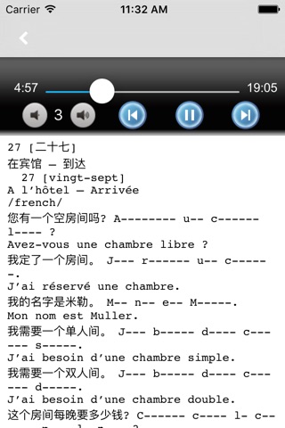学法语中法双语版 -简明法文会话 screenshot 2