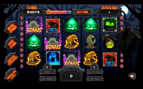 Halloween Slot Machine - Creepy Vegas Slots Simulator screenshot 3