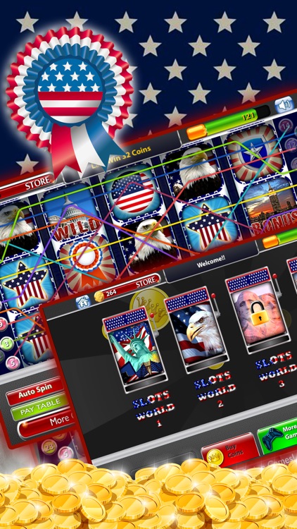 'A New American Slot Machine - a Free Classic Deluxe Casino Adventure