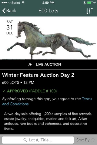 Thomaston Auction screenshot 2