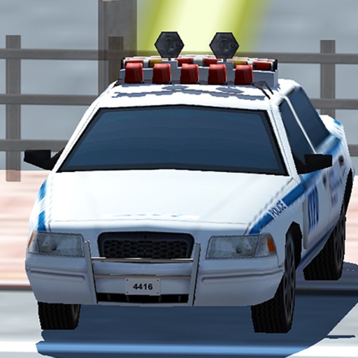 Police Car City Operations 3d - Free Training Driving Simulator School Icon