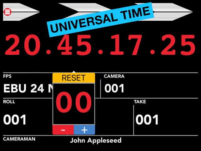 Clapperboard (SMPTE/EBU Universal Time GMT Digital Slate)(圖2)-速報App