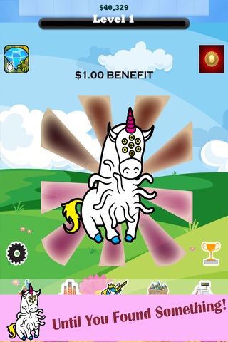 Unicorn Evolution - Tap Coins of the Crazy Mutant Tapper & Clicker Game screenshot 2