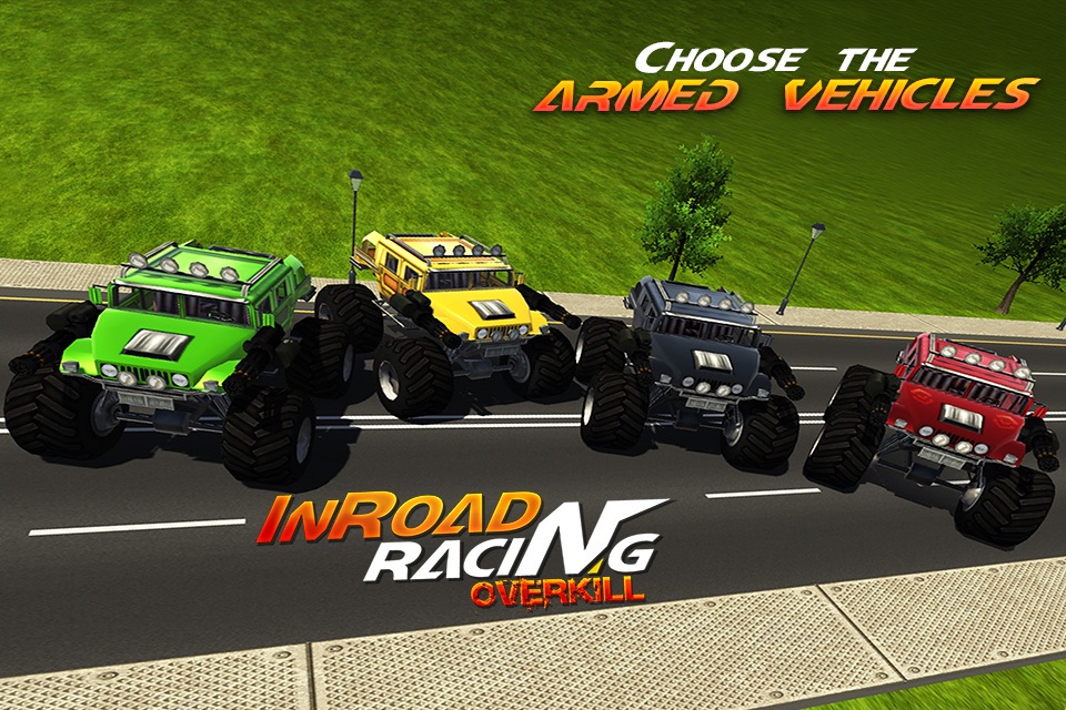 InRoad truck racing overkill : combat & destroy racing game screenshot 2