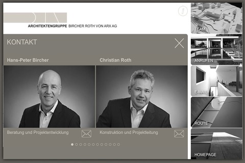 Architektengruppe Bircher Roth von Arx AG screenshot 2