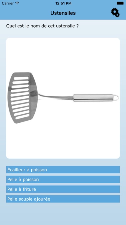 Quiz ustensiles de cuisine