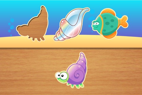 Underwater Adventures - learning puzzle for toddlers and preschoolers + screenshot 3