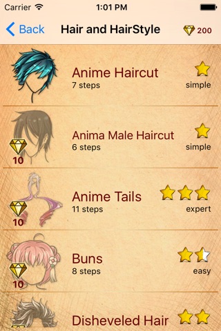 Draw And Paint Fancy Hairstyles screenshot 2