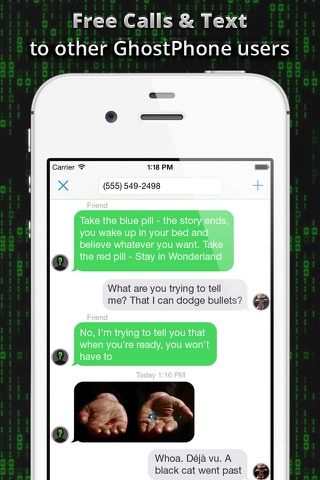 Ghost Chat - Anonymous Encryption Text Messenger screenshot 2