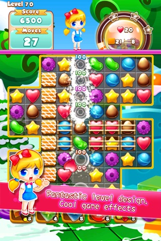 Sugar Land- Jelly of Charm Crush Blast(Candy Match 3 Games) screenshot 2