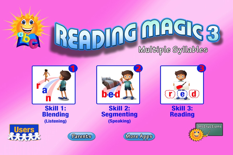 READING MAGIC 3 Deluxe-Learning to Read Consonant Blends Through Advanced Phonics Games screenshot 2