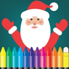 Santa Calus coloring and ABCs - 123s  activities kids games