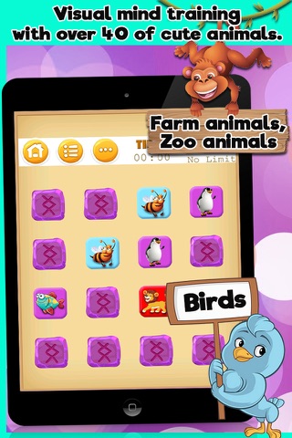 Animals Matching Pairs Game For Kids & Toddlers screenshot 2