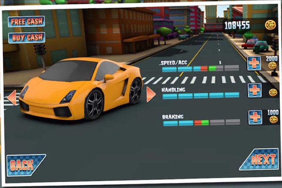 Extreme Car Racer In Real 3D Traffic Free Racing Games screenshot 2
