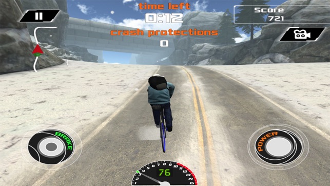 3D Winter Road Bike Racing - eXtreme Snow Mountain Downhill (圖1)-速報App