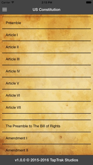 US Constitution - TapTrak Studios(圖4)-速報App