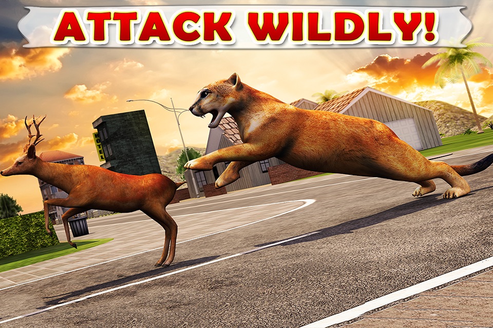 Mountain Lion Rampage: Wild Cougar Attack 3D screenshot 4