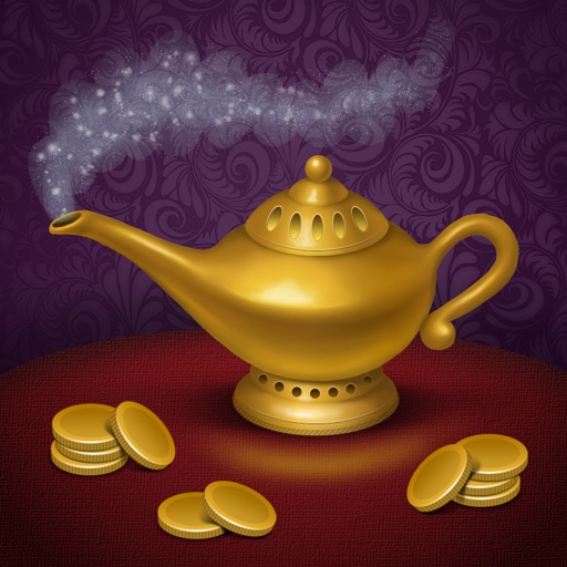 Aladdin and the Enchanted Lamp. Coloring book for children iOS App