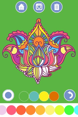 My Coloring Book - Mandala, Tribal, animals and classic ornaments + screenshot 2