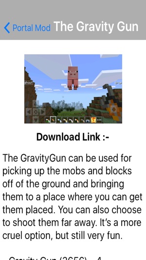 Gravity Gun Featuring Portal For Minecraft Edition(圖2)-速報App