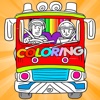 Fireman Coloring Book Game
