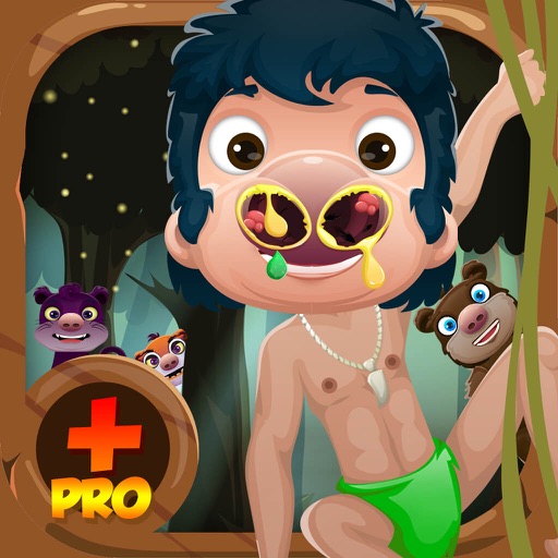 Jungle Animal Nose Doctor Story – Booger Games Mania for Kids Pro iOS App