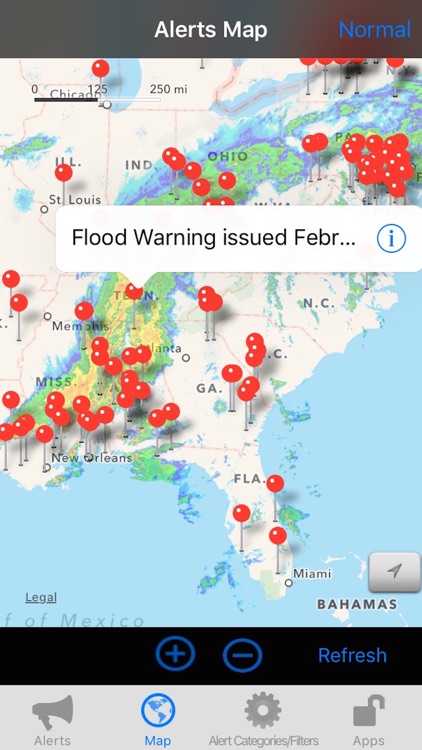 US NOAA Alerts with NOAA Radar 3D Pro screenshot-3