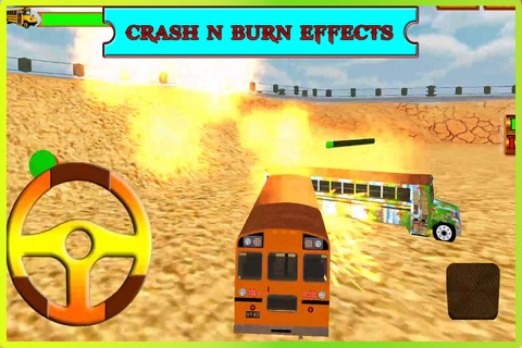 School Bus Crash Demolition : Derby Racing Bus Chase Simulator screenshot 2