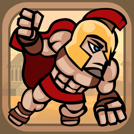 Brave Flying Spartan Warriors Icon