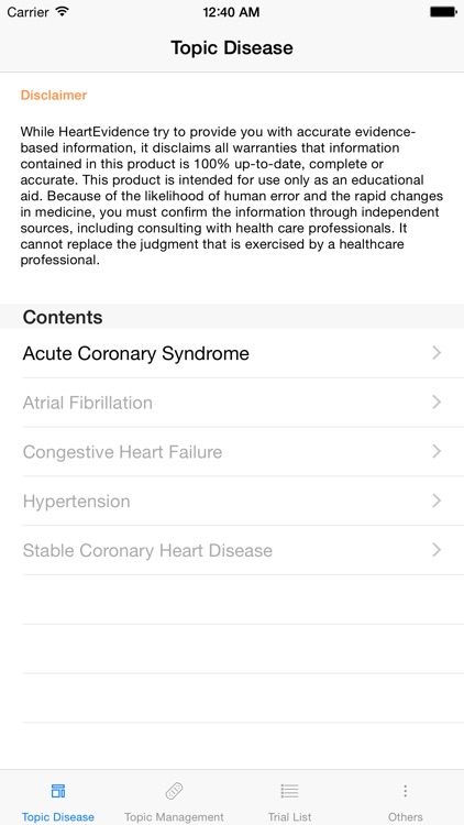 HeartEvidence Lite: Landmark trials in Cardiology