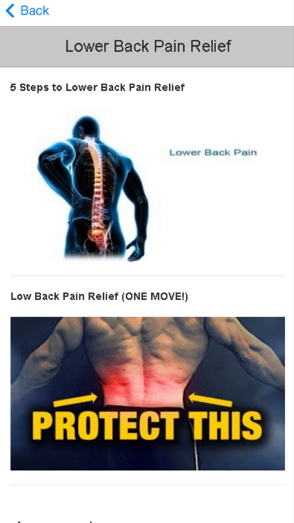 How to Relieve Back Pain - Tips and Guidelines screenshot-4