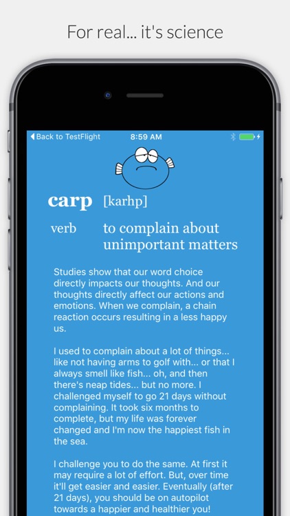 Carp - 21 Day No Complaint Challenge screenshot-4