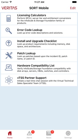 Veritas Services and Operations Readines