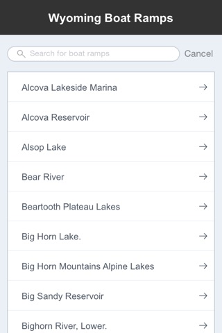 Wyoming Boat Ramps & Fishing Ramps screenshot 2