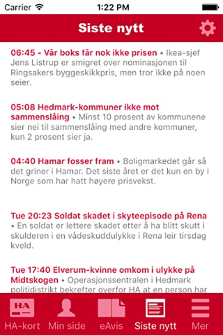 Hamar Arbeiderblad eAvis screenshot 4