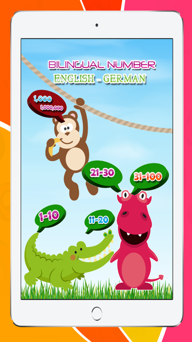 How to cancel & delete Learning English to German Number 1 to 100 Free : Education for Preschool and Kindergarten from iphone & ipad 1