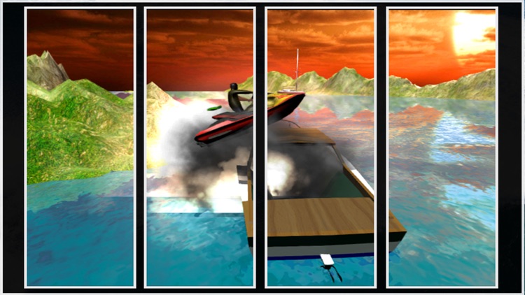 Jet Ski Speed Boat King 3D screenshot-4