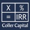 The Coller Capital IRR Apps allow you to calculate the compound interest and IRR of investment opportunities at a glance