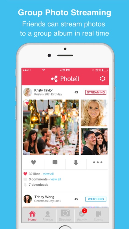 Photell - Free Group Photo Sharing for Events.