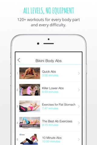 Fit Guide - Daily Home Workouts for Toning Girls screenshot 4