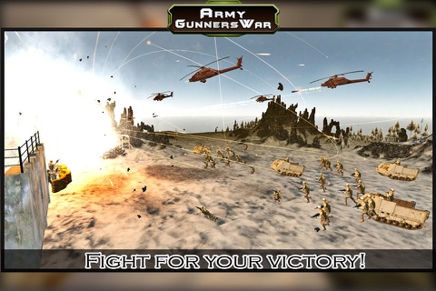 Army Gunners War - Desert Conflict Battle screenshot 4