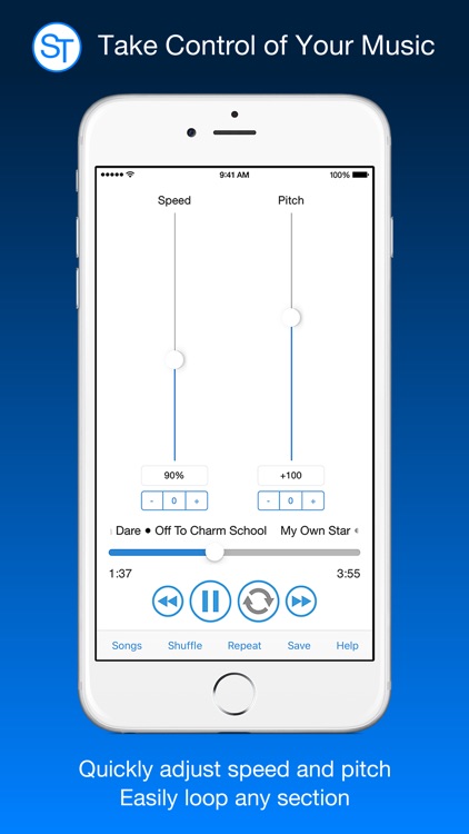SongTool: Change Speed & Pitch, Loop Audio