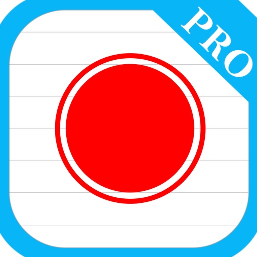 Recorder Pro - Recording, Voice Memos, Photos, Notes, Markers, Tags & Password Protected