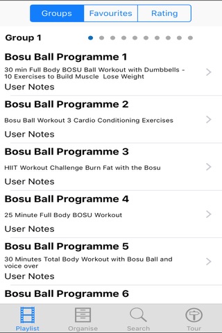 Bosu Ball Programme screenshot 2