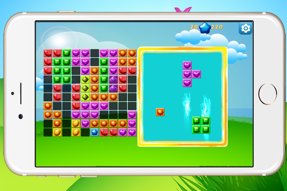 Candy Blaze Puzzle Legend - Jewel Block Launcher and Torrid Brick screenshot 2