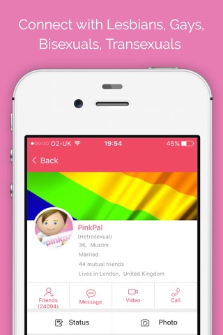 MyPinkPal - Gay & Lesbian Chat screenshot 2