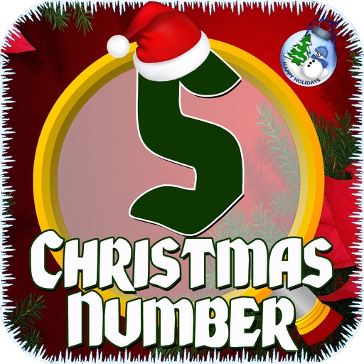 Hidden Objects: Christmas Hidden Numbers Icon