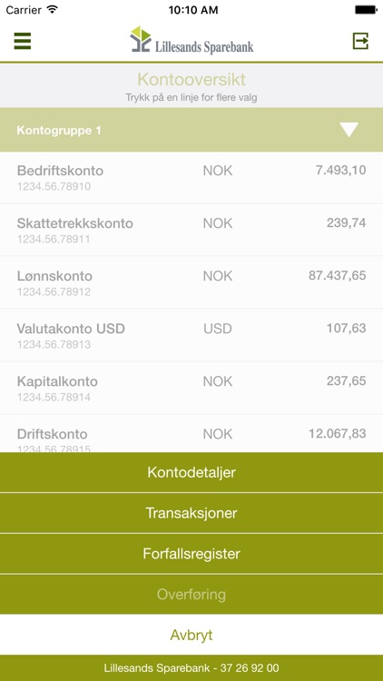 Lillesands Sparebank Bedrift