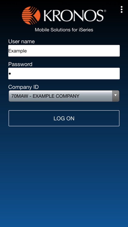 Kronos Mobile for iSeries